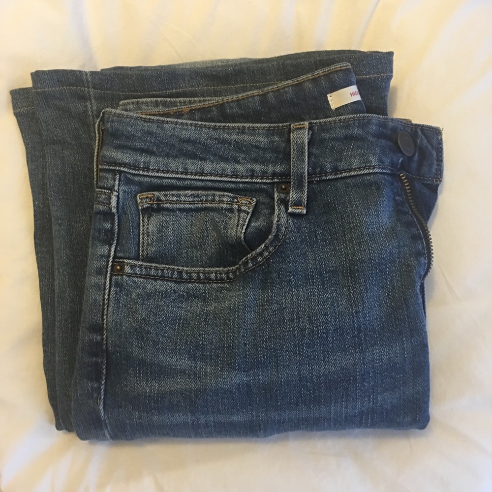 Levi's Dark Blue Wide Leg Jeans